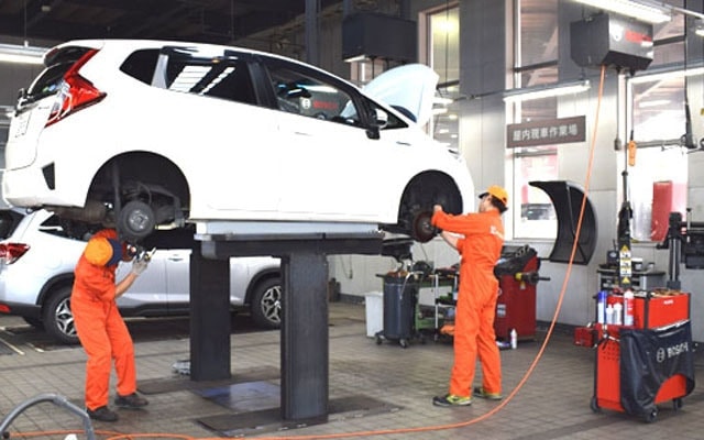 整備は２名体制